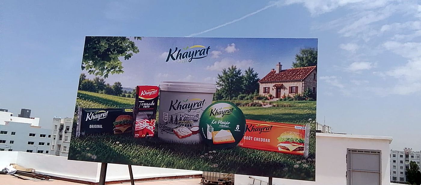 Panneau Khayrat grand format sur structure, en toiture